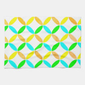 Abstracte kunst van Ellipse Pattern Theedoek (Horizontaal)