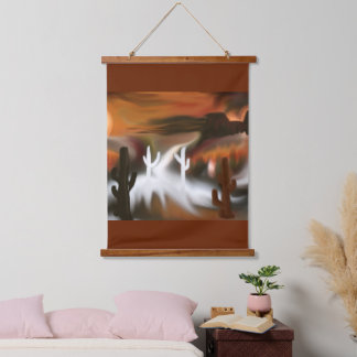 Abstracte kunst van het zuidwesten hangend wandkleed