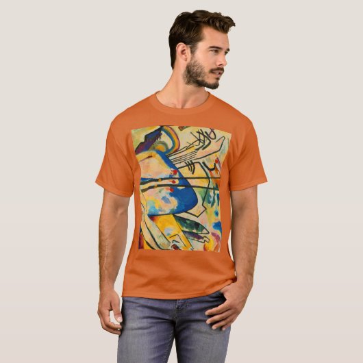Abstracte kunst van Kandinsky Compositie IV T-shirt (Voorkant volledig)