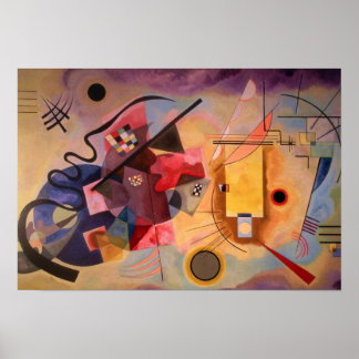 Abstracte kunst van Kandinsky Poster