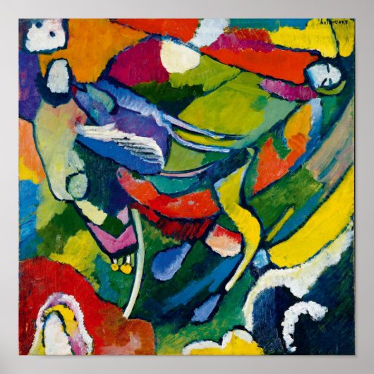 Abstracte kunst van Kandinsky Poster (Voorkant)