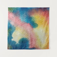 Abstracte kunst van kleurrijke heldere inkt en wat