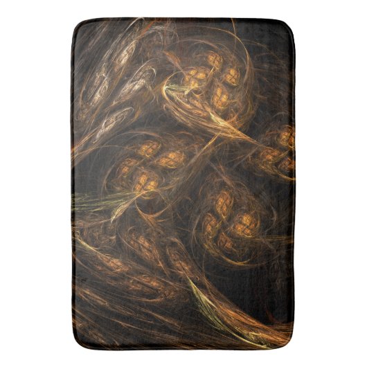 Abstracte kunst van moeder aarde badmat (Voorkant Verticaal)