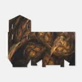 Abstracte kunst van moeder aarde bedankdoosjes (Uitgevouwen)