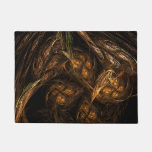 Abstracte kunst van moeder aarde deurmat
