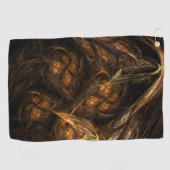 Abstracte kunst van moeder aarde golfhanddoek (Horizontaal)