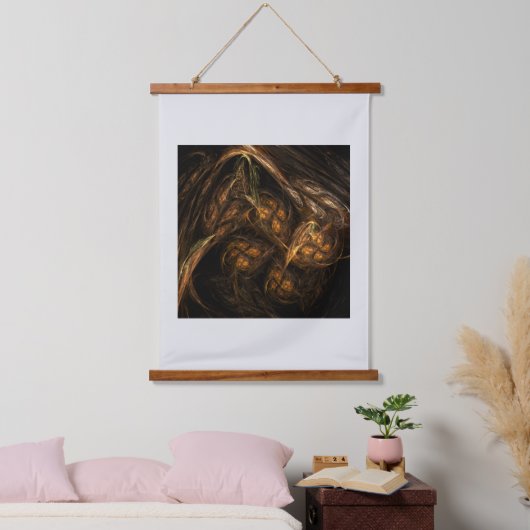 Abstracte kunst van moeder aarde hangend wandkleed (Slaapkamer)