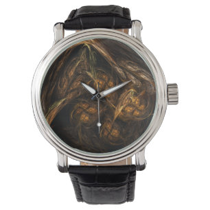 Abstracte kunst van moeder aarde horloge