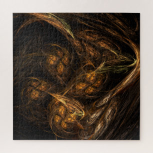 Abstracte kunst van moeder aarde legpuzzel