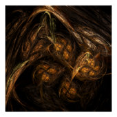 Abstracte kunst van moeder aarde perfect poster (Voorkant)