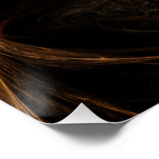 Abstracte kunst van moeder aarde perfect poster (Hoek)