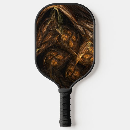 Abstracte kunst van moeder aarde pickleball paddle (Voorkant)
