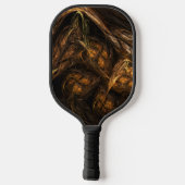 Abstracte kunst van moeder aarde pickleball paddle (Achterkant)