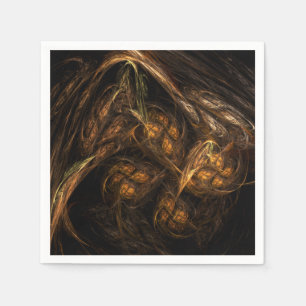 Abstracte kunst van moeder aarde servetten