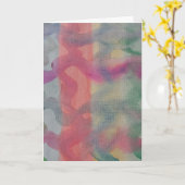 Abstracte kunst van pasta kaart (Gele Bloem)