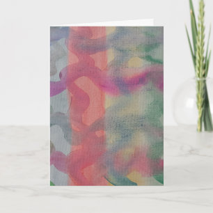 Abstracte kunst van pasta kaart