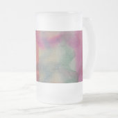 Abstracte kunst van pasta matglas bierpul (Voorkant rechts)