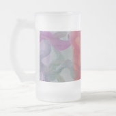 Abstracte kunst van pasta matglas bierpul (Links)