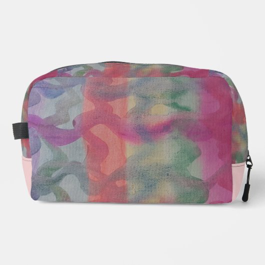 Abstracte kunst van pasta toilettasje (Voorkant)