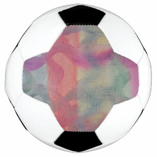 Abstracte kunst van pasta voetbal