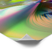 Abstracte kunst van Pavement 2 Poster (Hoek)