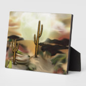 Abstracte kunst van Southwest-woestijn Fotoplaat (Zijkant)