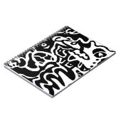 abstracte kunst van "vis" notitieboek (Linkerzijde)