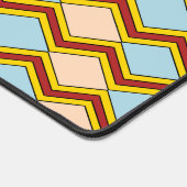 Abstracte kunst van zigels en diamanten bureaumat (Hoek)