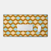 Abstracte kunst van zigels en diamanten bureaumat (Keyboard & Muis)