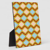 Abstracte kunst van zigels en diamanten fotoplaat (Zijkant)