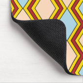 Abstracte kunst van zigels en diamanten muismat (Hoek)