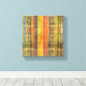 Abstracte kunst verpakt canvas print (Insitu (Houten vloer))