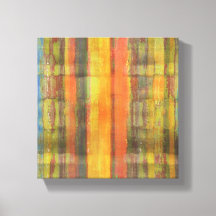 Abstracte kunst verpakt canvas print