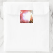 Abstracte kunst vierkante sticker (Tas)