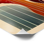 Abstracte kunst viert empowerment van vrouwen perfect poster (Hoek)