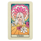 Abstracte kunst vimzodische tekening magneet (Verticaal)