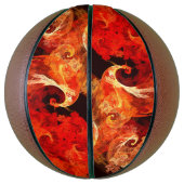 Abstracte kunst voor dansende vuurvogels basketbal (Verticaal)