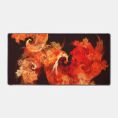 Abstracte kunst voor dansende vuurvogels bureaumat (Voorkant)