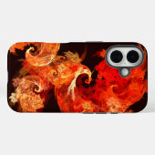 Abstracte kunst voor dansende vuurvogels Case-Mate iPhone case (Achterkant (horizontaal))