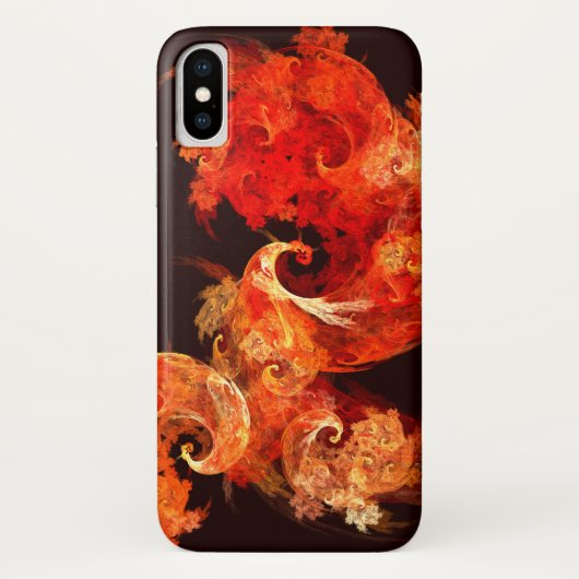 Abstracte kunst voor dansende vuurvogels Case-Mate iPhone case (Achterkant)