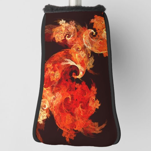 Abstracte kunst voor dansende vuurvogels golfheadcover (Draai 90)