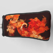 Abstracte kunst voor dansende vuurvogels golfheadcover (Voorkant)