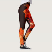 Abstracte kunst voor dansende vuurvogels leggings (Rechts)