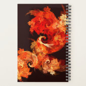 Abstracte kunst voor dansende vuurvogels planner (Achterkant)
