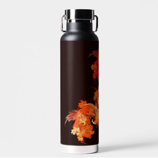 Abstracte kunst voor dansende vuurvogels waterfles (Voorkant)