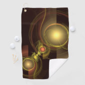 Abstracte kunst voor intieme verbinding golfhanddoek (Insitu)