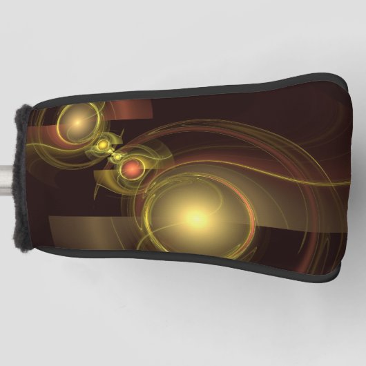 Abstracte kunst voor intieme verbinding golfheadcover (Voorkant)