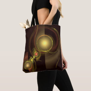 Abstracte kunst voor intieme verbinding tote bag