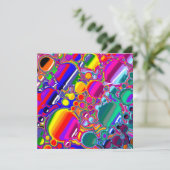 Abstracte kunst voor regenboogblast (Staand voorkant)