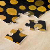 Abstracte kunst: Waterverf Creatieve Vlekken. Legpuzzel (Zijkant)